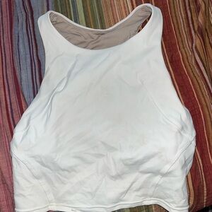 White Racerback Tank Top